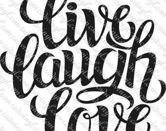 Download Live laugh love svg | Etsy