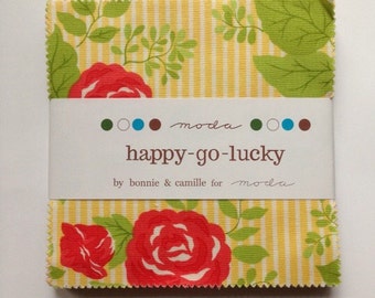 Happy go lucky Charm Pack by Bonnie and Camille for Moda