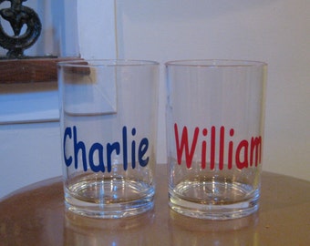 Monogrammed Acrylic Cup great for the bathrom