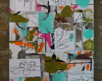 Mixed Media Collage Original