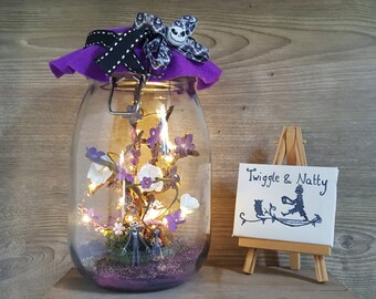 Nightmare Before Christmas Light Jar