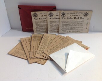 World War 2 Era Ration Book