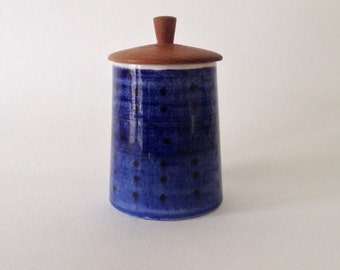 Rare Vintage Rörstrand Picknick Mustard Pot Designed by Marianne Westman