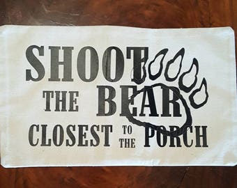Shoot the Bear - Pillow