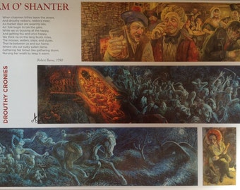 Tam O Shanter Mural Poster