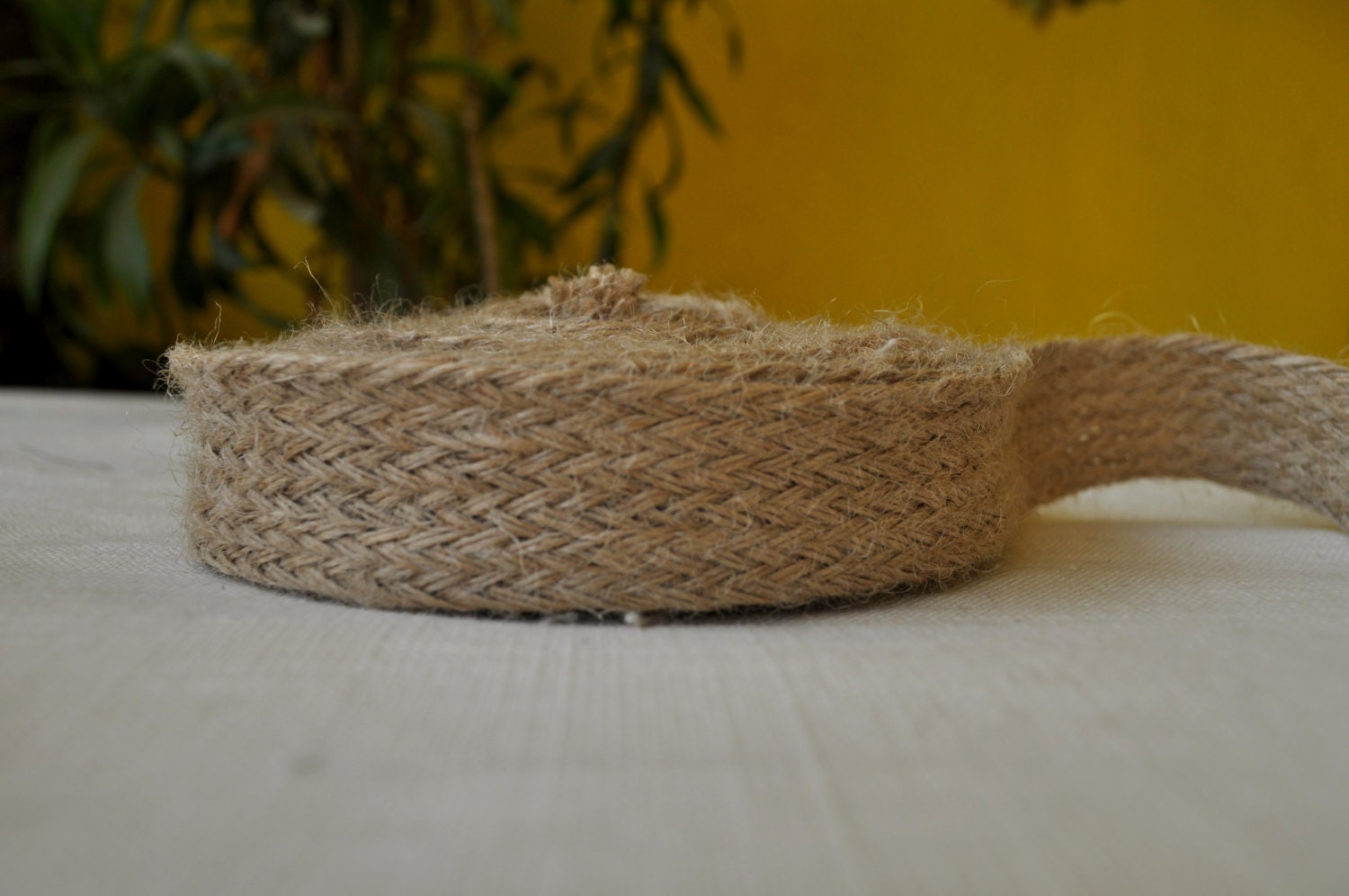 1 inch wide natural Burlap trim Jute trim by the yard