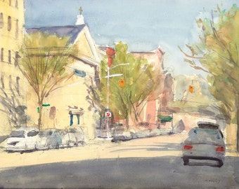 South 4th Street in Spring, 2016