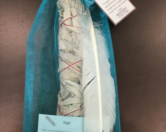 Sage Kit, Smudging Kit, Cleansing Kit