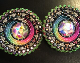 Native American beaded earrings