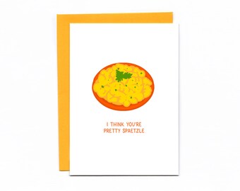 funny noodle card etsy