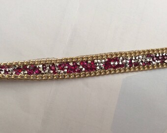 Ribbon toupi Crystal stick to iron to iron