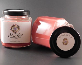 Elderberry Scented Soy Candle