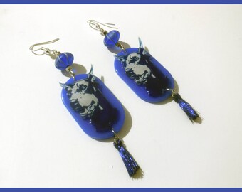 Doberman "Whimsical dog care" earrings