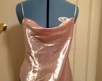 Vintage pink 60's lingerie slip top