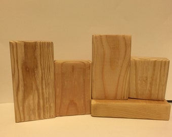 Unfinished Wood Block Set - DIY - Block Set - Unfinished 5L