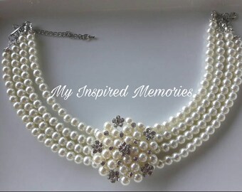 Audrey girl necklace, Audrey child necklace, breakfast at tiffanys child necklace