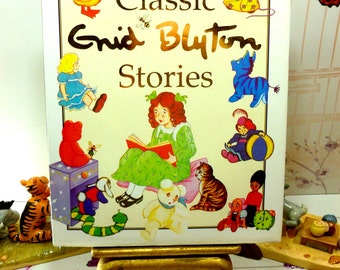 Enid Blyton Classic Stories Vintage Childrens Bedtime Story Book from the 1990s Large Format Glossy Illustrated