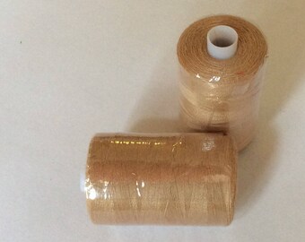 Sewing thread, 1000yds or 915m, beige