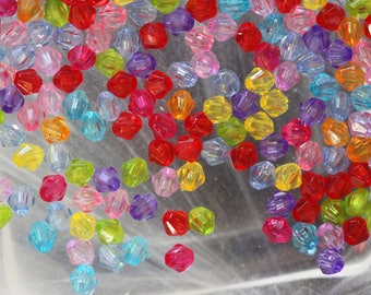 set of 50 multicolored beads
