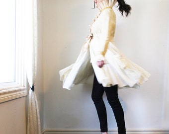 RESERVED upcycled jacket - S - upcycled clothing, sustainable fashion, day coat . tumbleweed waltz