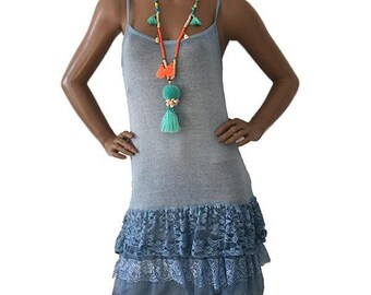 Light blue Lencero dress unique size