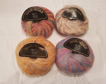 King Cole luxury mohair 50g ball of yarn.