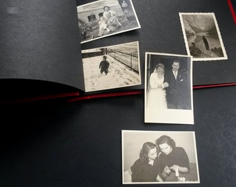 Old photo album with pictures lot - BB6