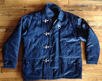 Vintage Schott Brothers NYC Men's Fireman jacket USA large