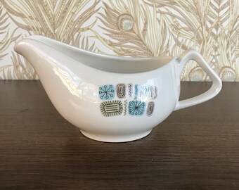 Vintage Temporama Gravy Boat- Temporama Canonsburg Atomic Era- Mid Century Modern- Atomic- Starburst