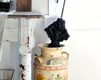 Vintage Hand-Painted Milk Can
