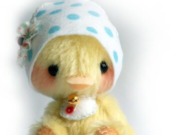 Chickadee artist bear chicken kit by Jenny Lee of jennylovesbenny bears