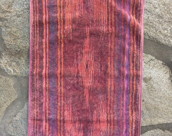 Fresco Towels - Ikat Stripes Rust - Medium Bath Mat