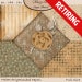Digital Scrapbooking: Vintage, Melancholy Blended Paper Pack