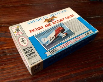 Vintage Airplane Picture and History Cards