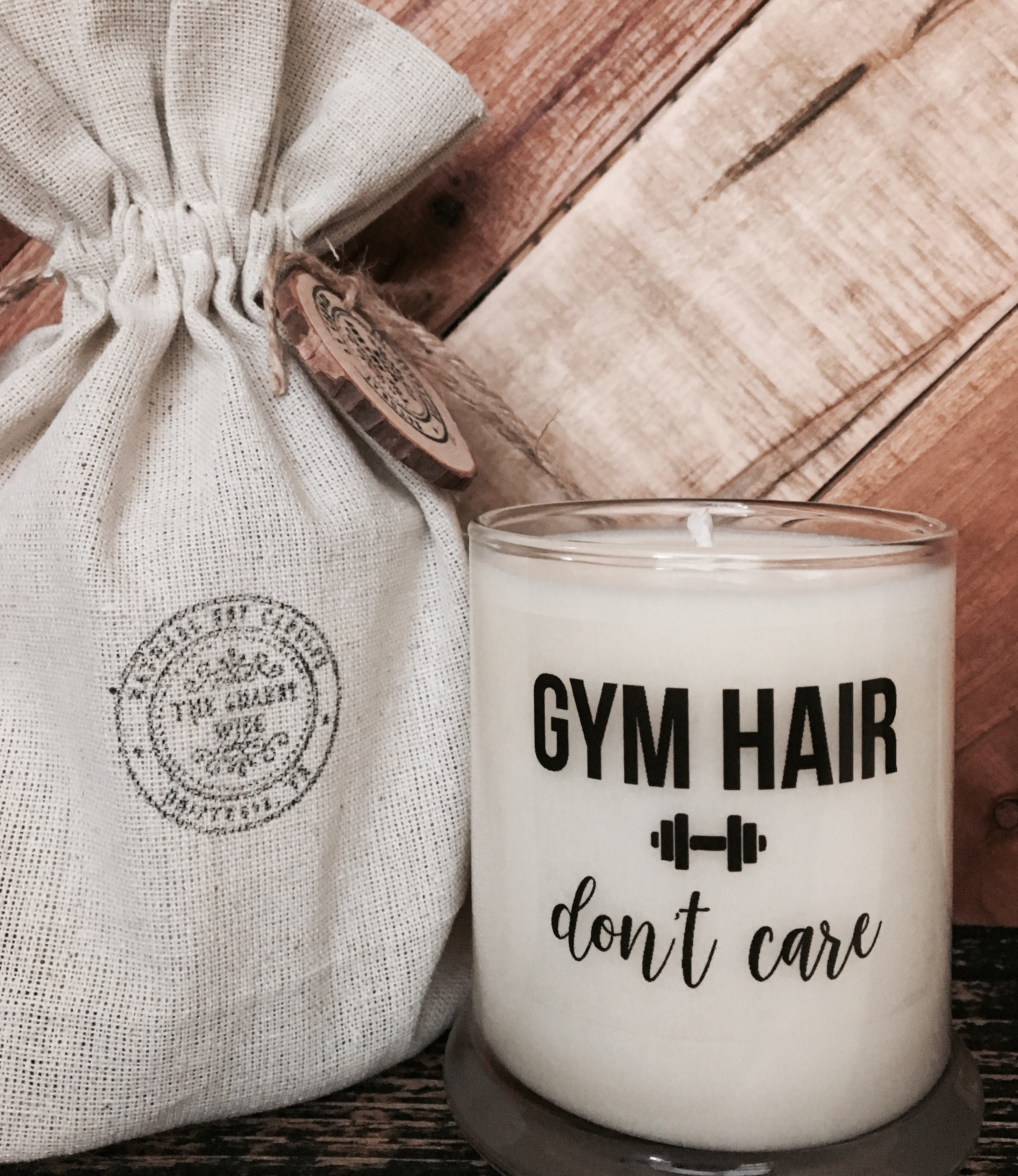Soy Candle / Gym Hair Don't Care /Gym Lover's Candle
