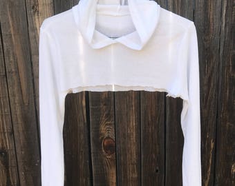 Kylie inspired cropped sweater/bolero hoodie