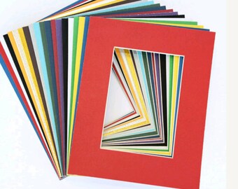 Custom Cut Mat board for Photos , Art Pieces 5X7, 8X10, 11X14, 16X20, 18x24, 20x30, 24x36