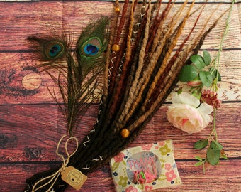 DE Synthetic Dreads Extension Crochet Dreadlocks "Dark Boho" Afromod