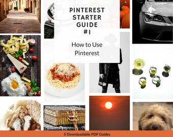 How to Use Pinterest Guide. Step by Step Printable PDF Pinterest Tutorial. 1 of 5 Pinterest Social Media Guides for Beginners | P11