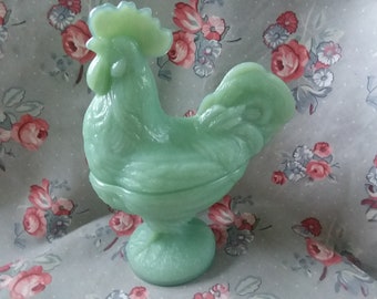 Vintage Martha Stewart Jadeite Rooster