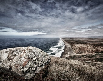 Fotografía de paisaje - Boulder Point Reyes, California - 8 x 12