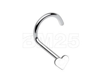 Steel Heart Nose Screw Ring