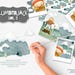 Watercolor Woodman Clipart, Mountains Adventure clipart, Dude, Fathers Day, Man clipart, Camping clipart, Axe, Tent, Nursery illustrations