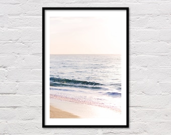 Ocean Photography Print, Ocean Print, Wave Print, Waves Art Print, Printable Wall Art, Wave Photo, Coastal Print, Blue Water, Ocean Photo