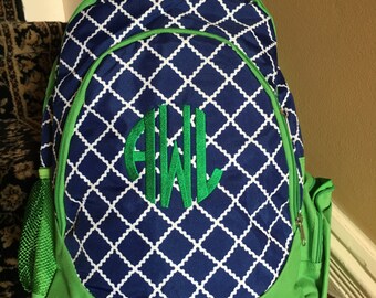 L’école sac à dos/Monogram sac à dos/dos à l’école cartable/monogramme cartable