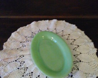 FireKing Jadite 9 1/2" Oval G-307 Platter
