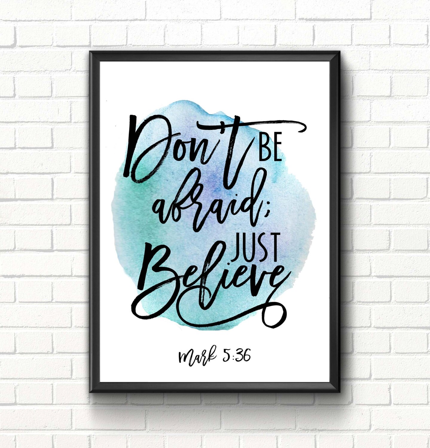 Wall Art Bible Verse Prints Decor Scripture Art Quotes