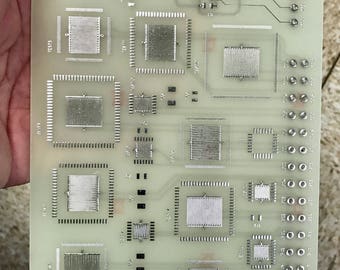 GEEKERY CLIPBOARD Recycled Circuit Board Techie Silvery MC29