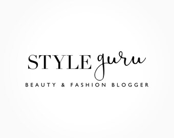 Beauté & mode conception de Logo, Logo du Blog, écriture, Signature, Script, Logo Premade