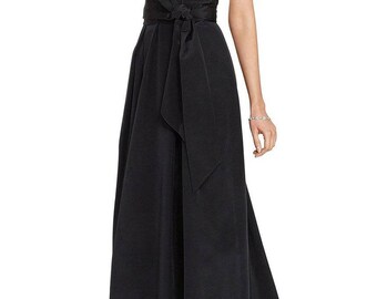 LAUREN RALPH LAUREN Taffeta Faille Fit & Flare Gown